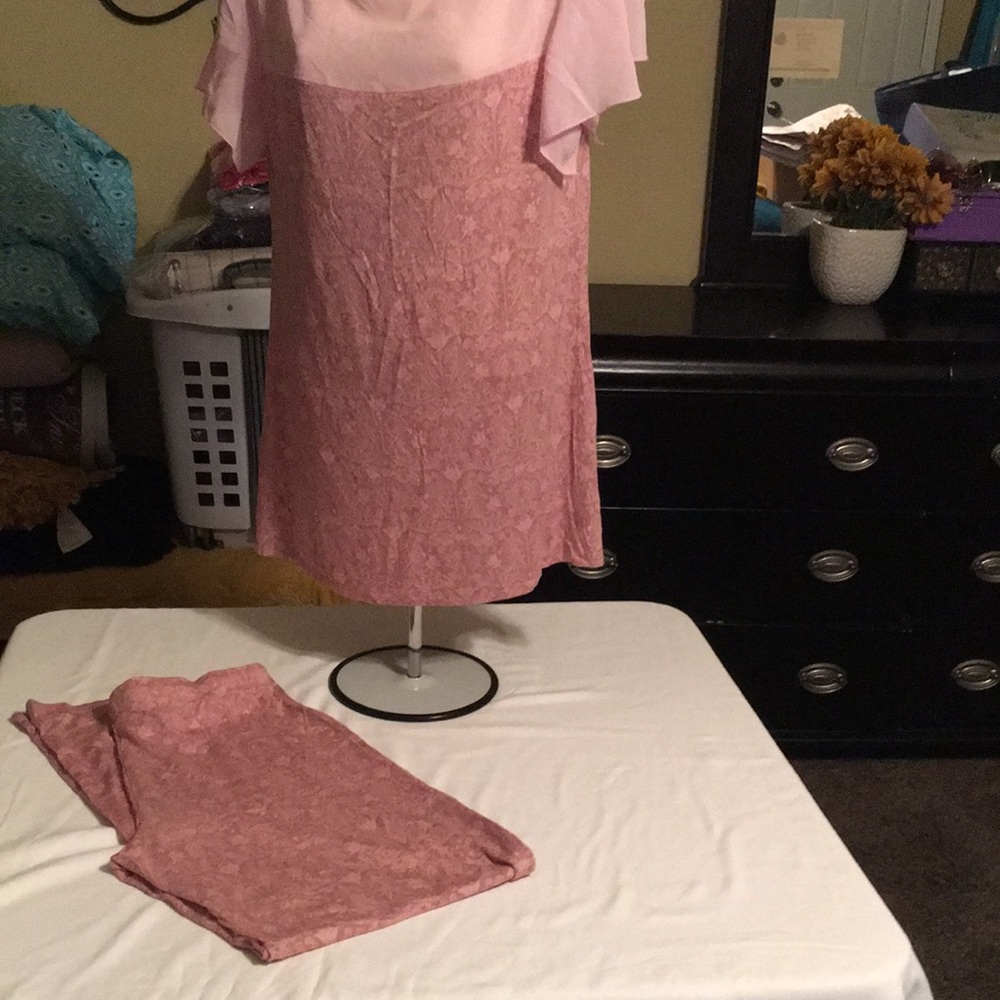 Ladies pink PJs  size medium